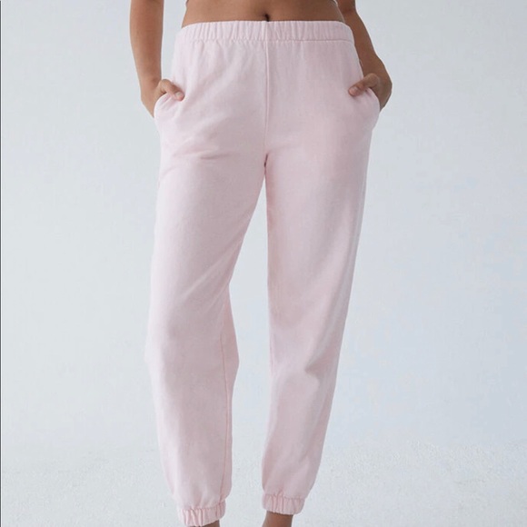 Brandy Melville Pants - light pink brandy sweatpants